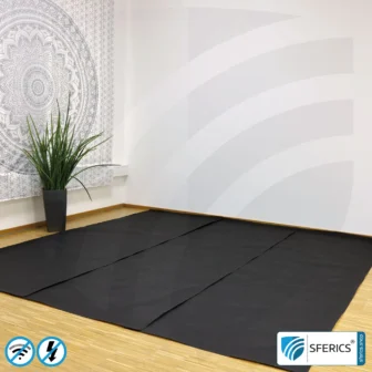 Shielding floor mat BU280 | RF shielding effectiveness up to 111 dB against electrosmog | No grounding required | Highly effective against 5G!