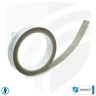 Grounding strap EB1, self-adhesive | grounding of shielding paint, shielding netting, shielding fleece, etc.